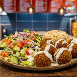 Falafel Teller — Foto